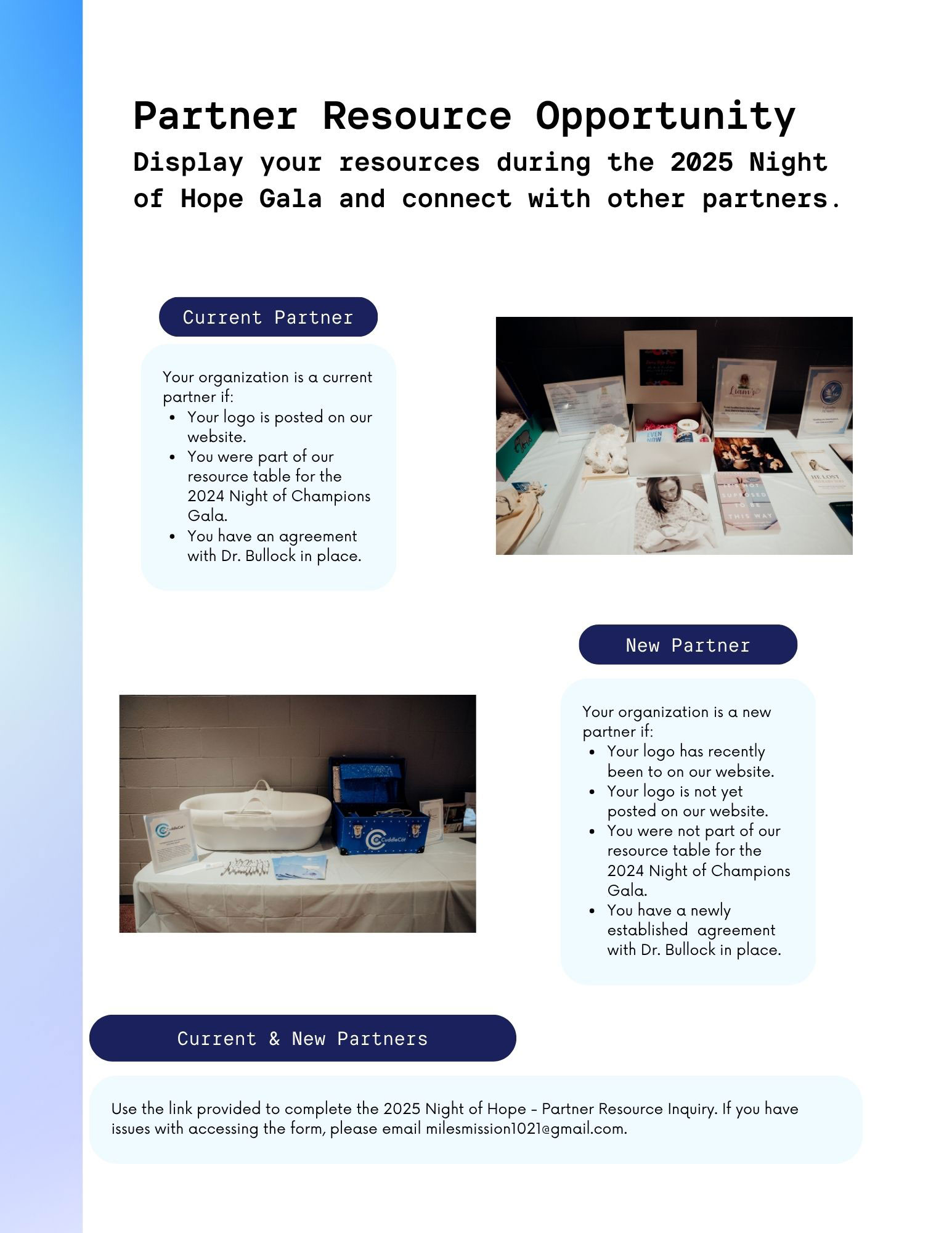 Night Of Hope Partner Resource Opportunity